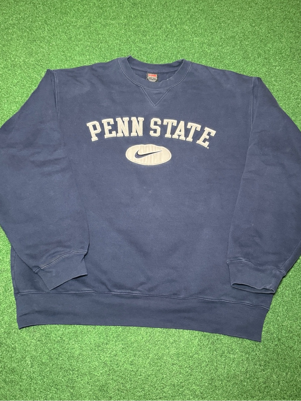 Vintage 90s Nike Penn State Nittany Lions Crewneck Sweatshirt, College (Large)